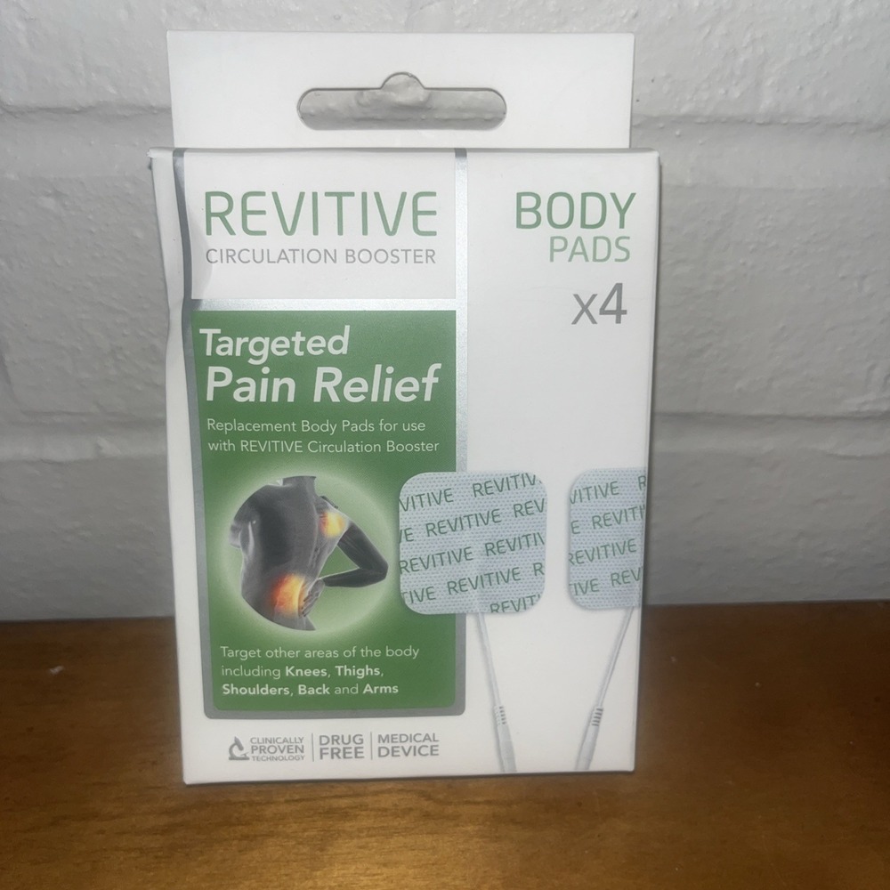 Revitive Circulation Booster Replacement Electrode Body Pads 4-Pack